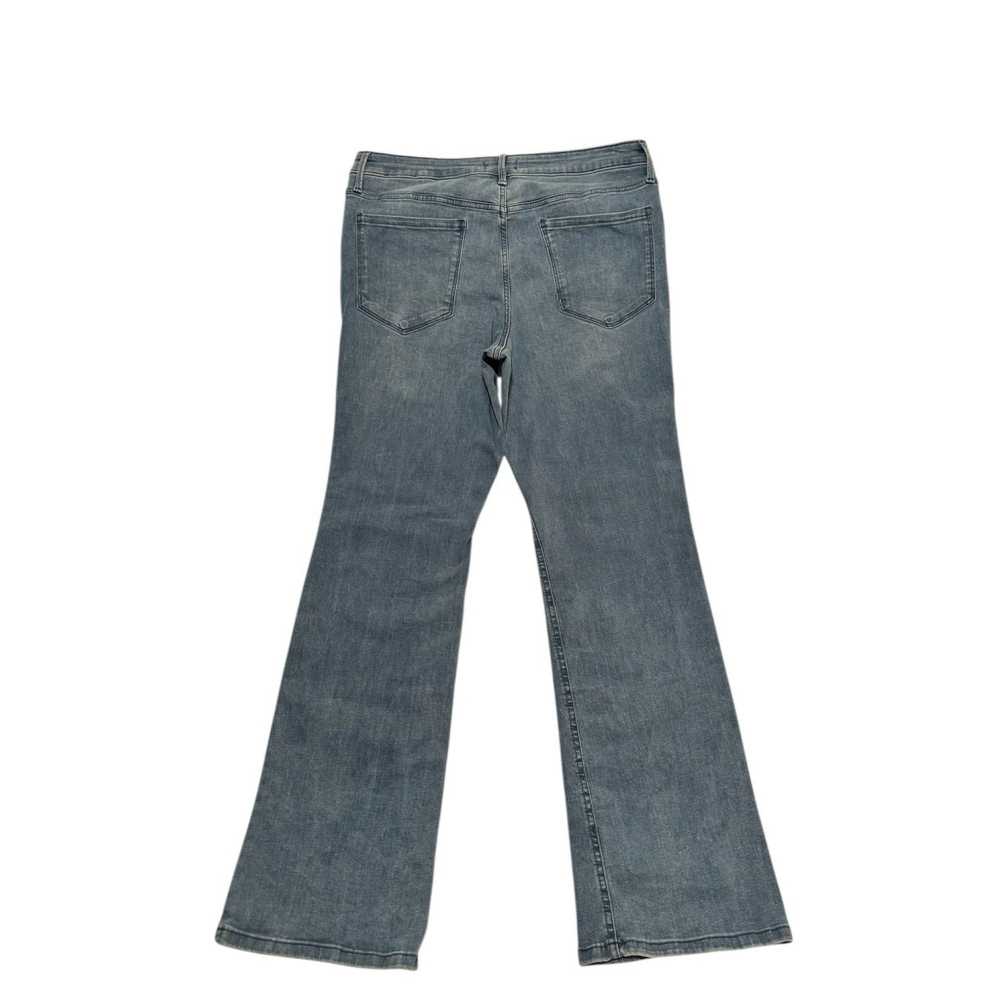 Simply Vera Wang Bootcut Denim Jeans Womens 14 35x32.5 (Long) Distressed Blue - Picture 3 of 16